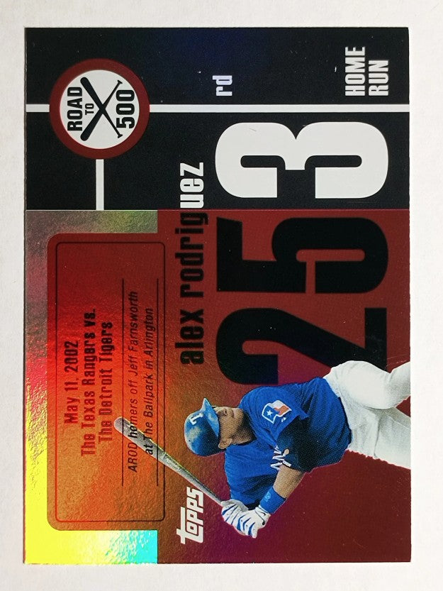 2007 Topps Alex Rodriguez Road to 500 #ARHR253 Alex Rodriguez