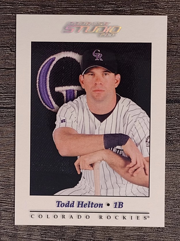 2001 Studio #12 Todd Helton