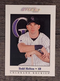 2001 Studio #12 Todd Helton