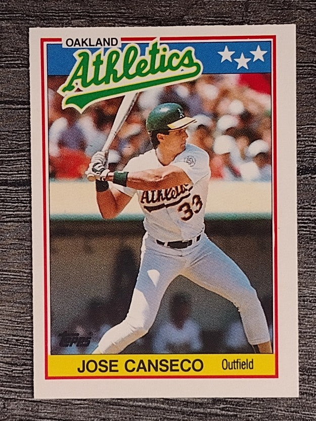 1988 Topps UK Minis #10 Jose Canseco