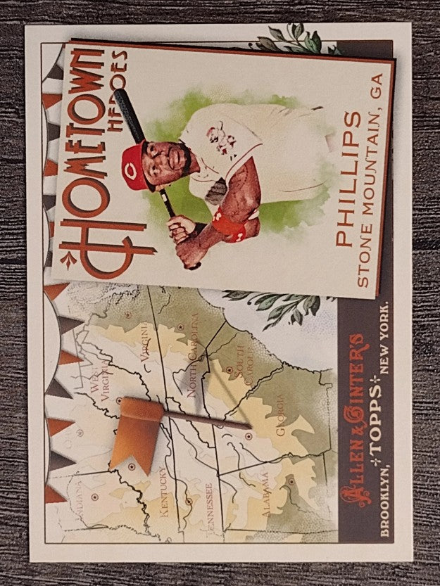 2011 Topps Allen and Ginter Hometown Heroes #HH27 Brandon Phillips