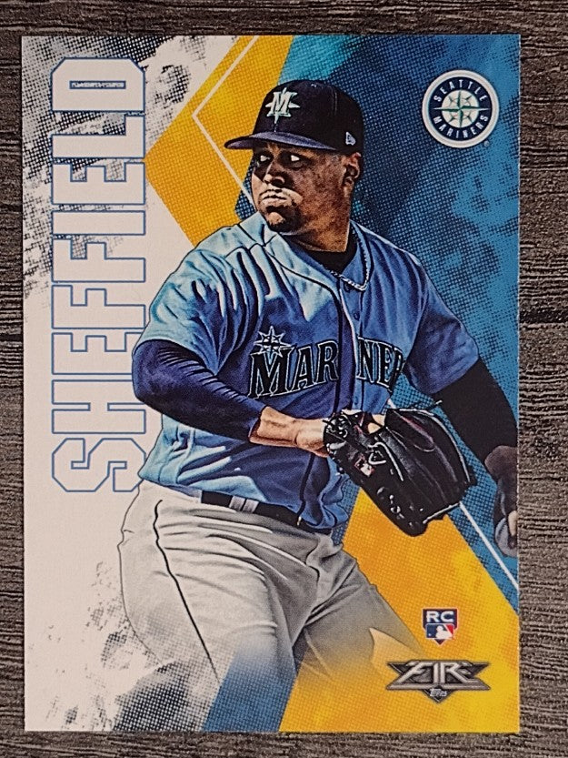 2019 Topps Fire #50 Justus Sheffield RC