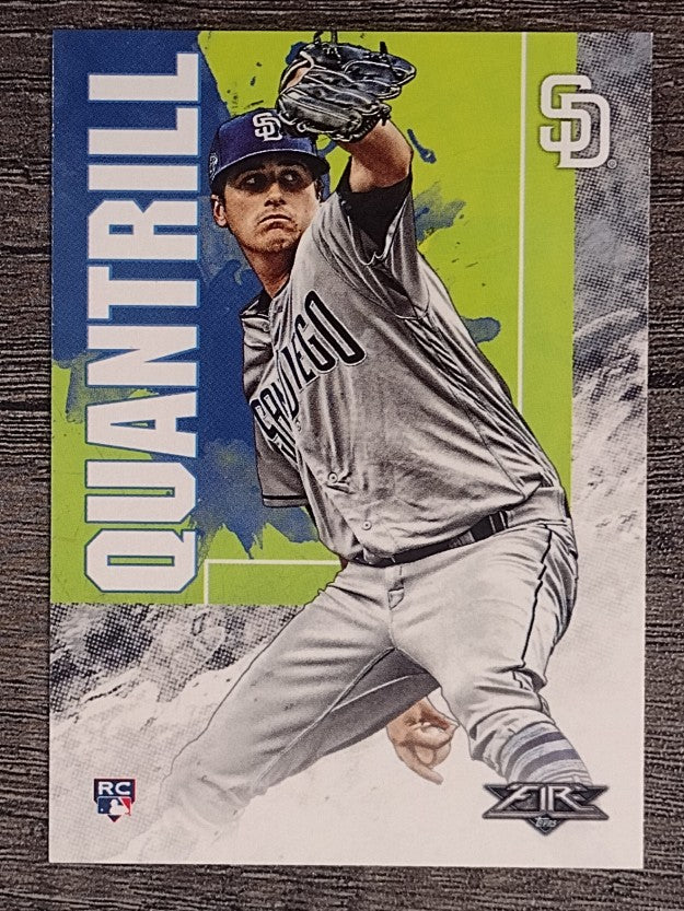 2019 Topps Fire #48 Cal Quantrill RC
