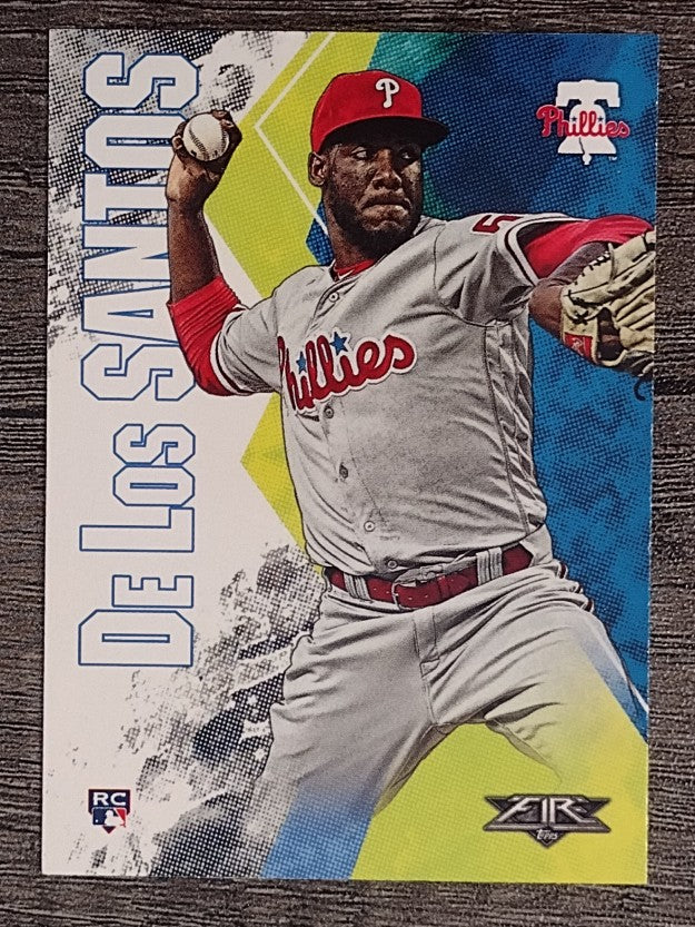 2019 Topps Fire #75 Enyel De Los Santos RC
