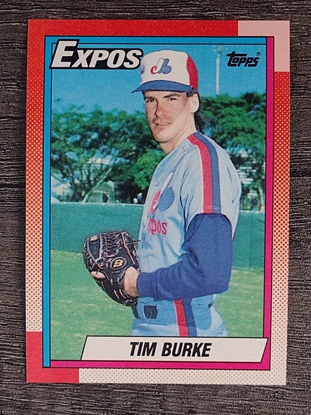 1990 Topps #195 Tim Burke
