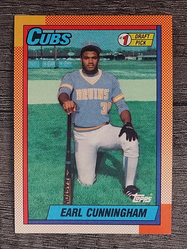 1990 Topps #134 Earl Cunningham FDP RC