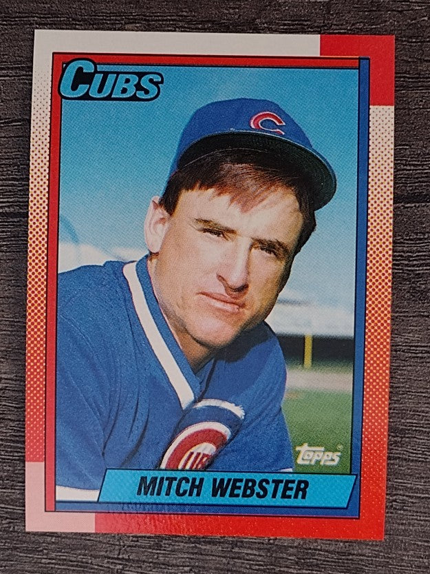 1990 Topps #502 Mitch Webster