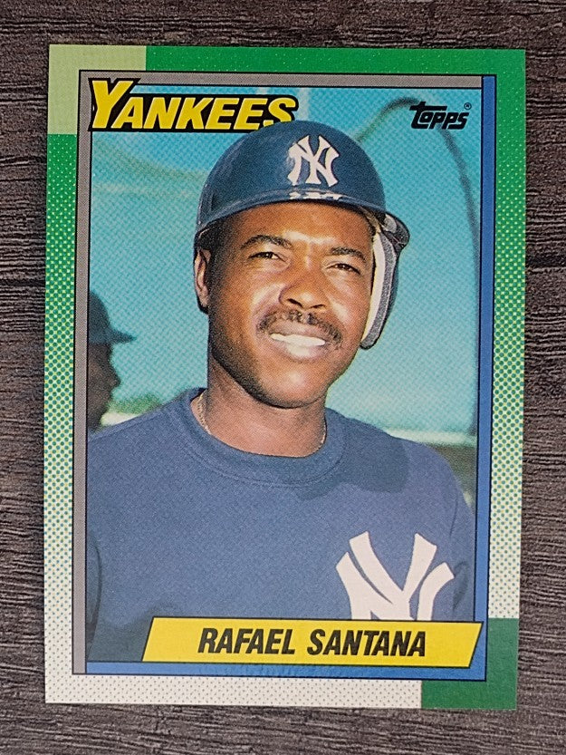 1990 Topps #651 Rafael Santana