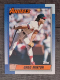 1990 Topps #421 Greg Minton