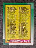 1990 Topps #376 Checklist 3