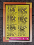 1990 Topps #783 Checklist 6