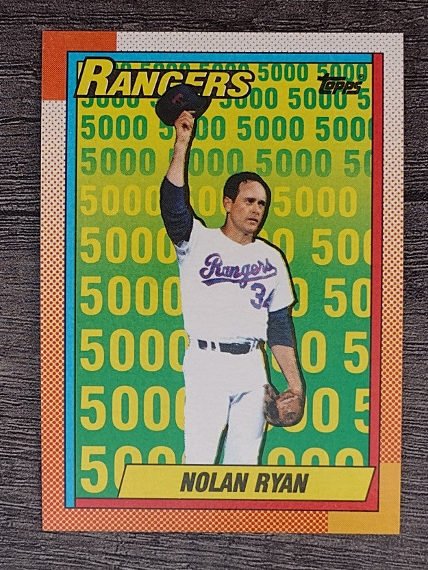 1990 Topps #5 Nolan Ryan Rangers