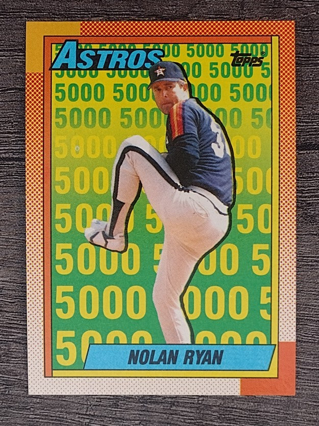 1990 Topps #4 Nolan Ryan Astros