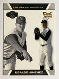 2007 Topps Co-Signers #99a Ubaldo Jimenez