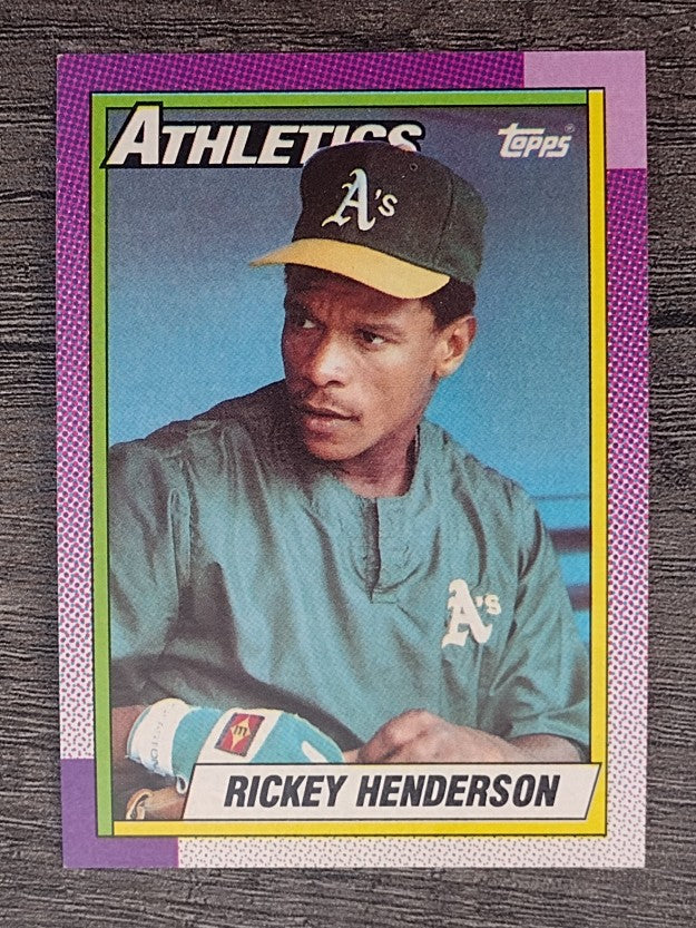 1990 Topps #450 Rickey Henderson