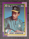 1990 Topps #450 Rickey Henderson