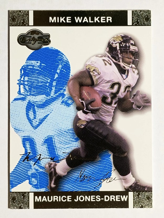 2007 Topps Co-Signers Changing Faces Gold Blue Maurice Jones-Drew/Mike Walker