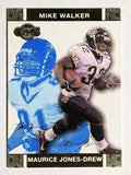 2007 Topps Co-Signers Changing Faces Gold Blue Maurice Jones-Drew/Mike Walker