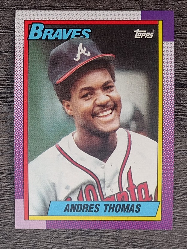 1990 Topps #358 Andres Thomas