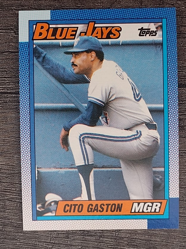 1990 Topps #201 Cito Gaston MG