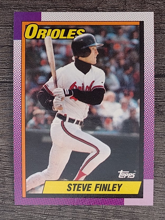 1990 Topps #349 Steve Finley