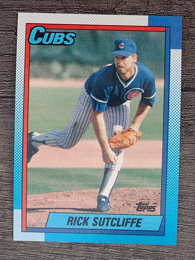 1990 Topps #640 Rick Sutcliffe