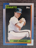 1990 Topps #124 Dave Dravecky