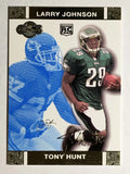 2007 Topps Co-Signers Changing Faces Gold Blue #66B Tony Hunt/Larry Johnson