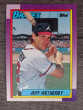 1990 Topps #142 Jeff Wetherby RC