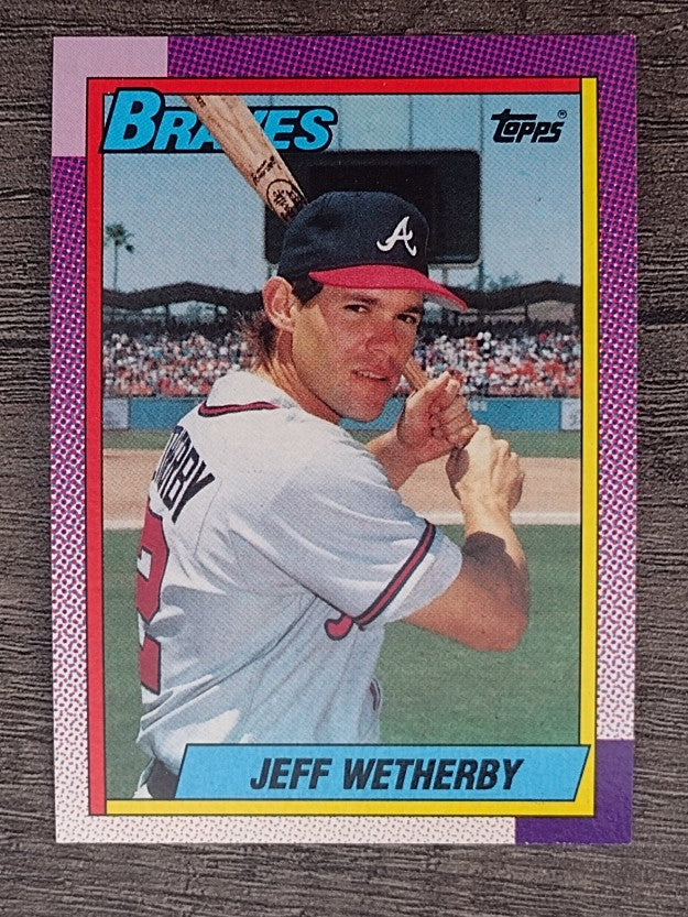 1990 Topps #142 Jeff Wetherby RC