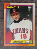 1990 Topps #141 John Hart MG RC