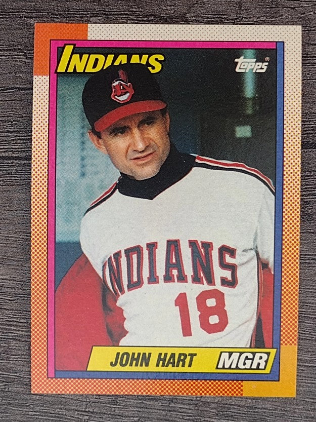 1990 Topps #141 John Hart MG RC