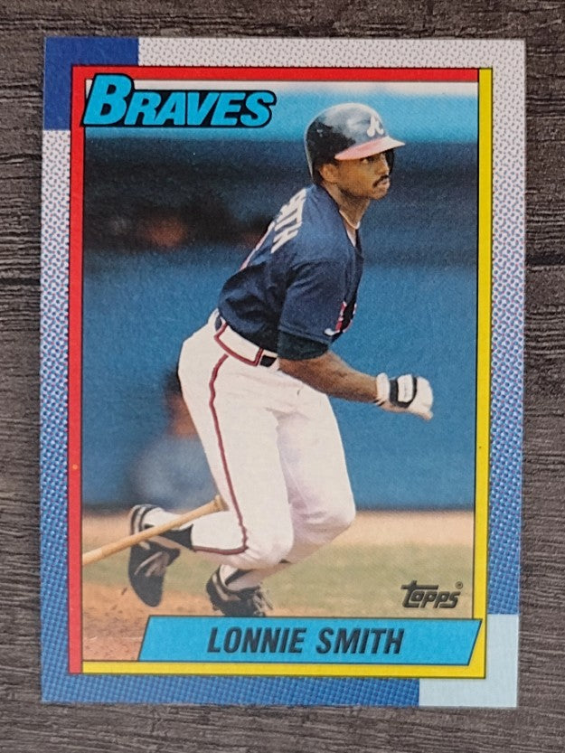 1990 Topps #152 Lonnie Smith