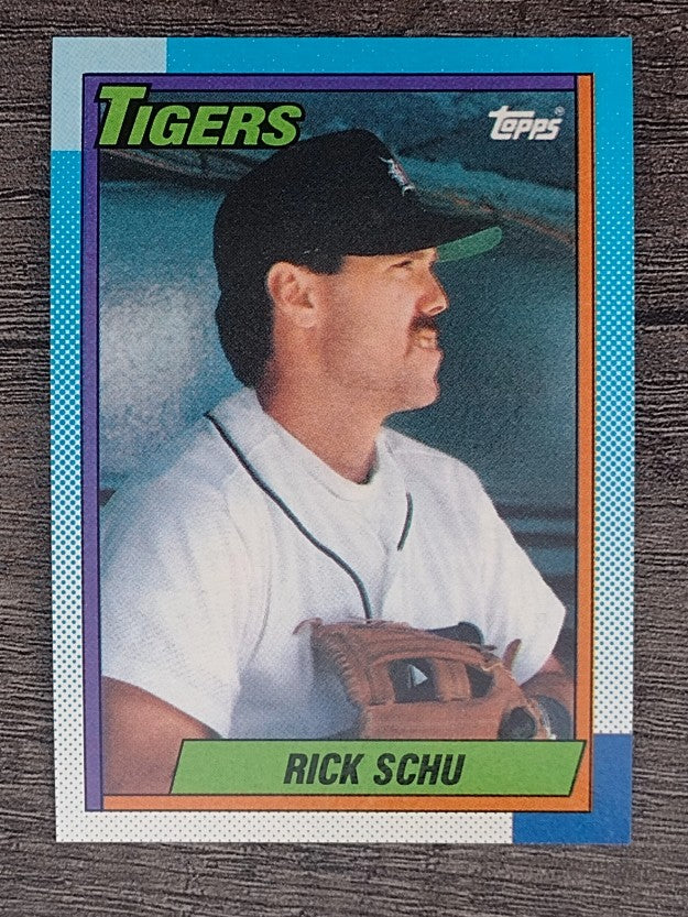 1990 Topps #498 Rick Schu