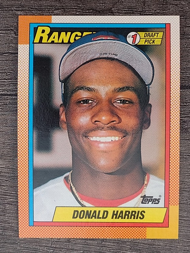 1990 Topps #314 Donald Harris FDP RC