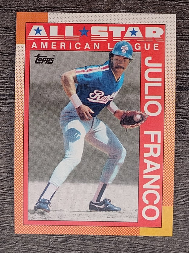 1990 Topps #386 Julio Franco AS