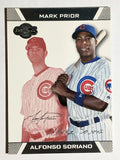 2007 Topps Co-Signers Red #20A Alfonso Soriano w/Mark Prior