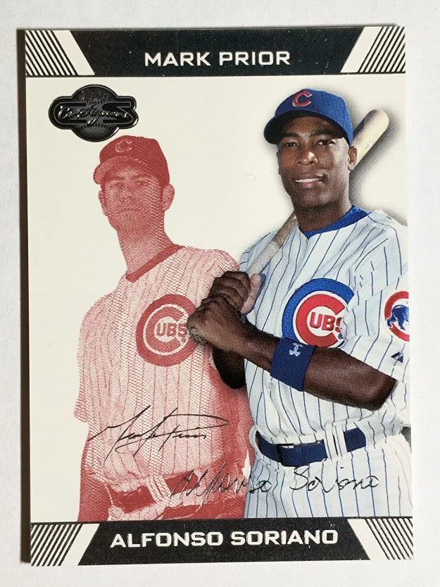 2007 Topps Co-Signers Red #20A Alfonso Soriano w/Mark Prior