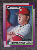 1990 Topps #261 Whitey Herzog MG