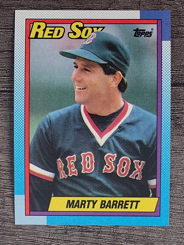 1990 Topps #355 Marty Barrett