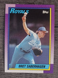 1990 Topps #350 Bret Saberhagen