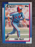 1990 Topps #341 Tom Foley