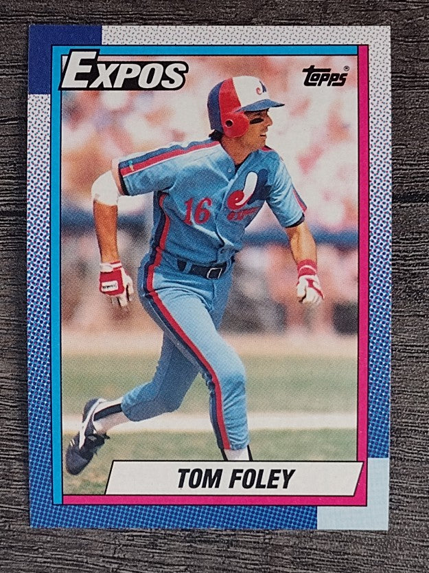 1990 Topps #341 Tom Foley