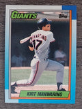 1990 Topps #678 Kirt Manwaring