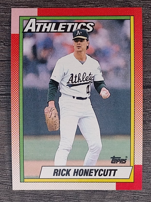 1990 Topps #582 Rick Honeycutt