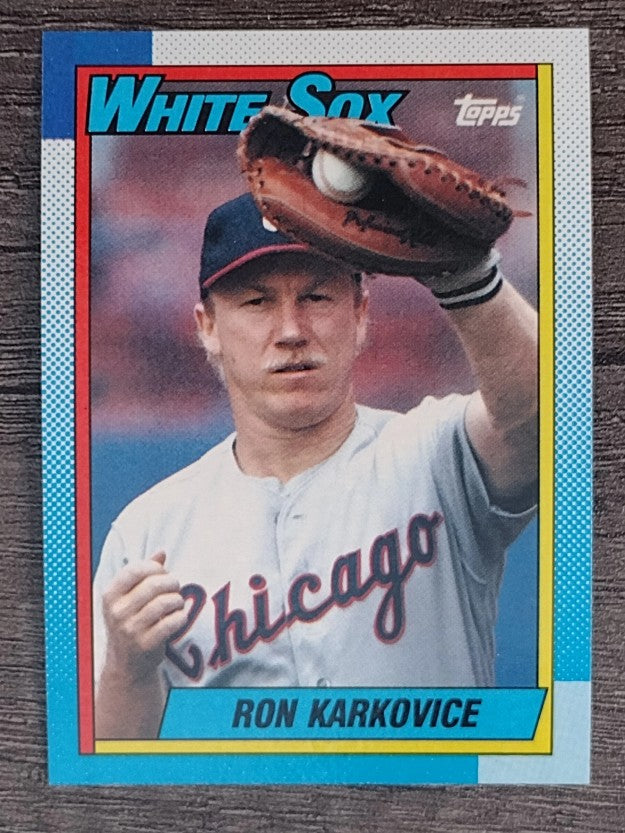 1990 Topps #717 Ron Karkovice