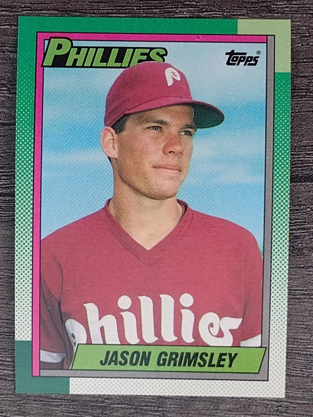 1990 Topps #493 Jason Grimsley RC