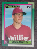 1990 Topps #493 Jason Grimsley RC