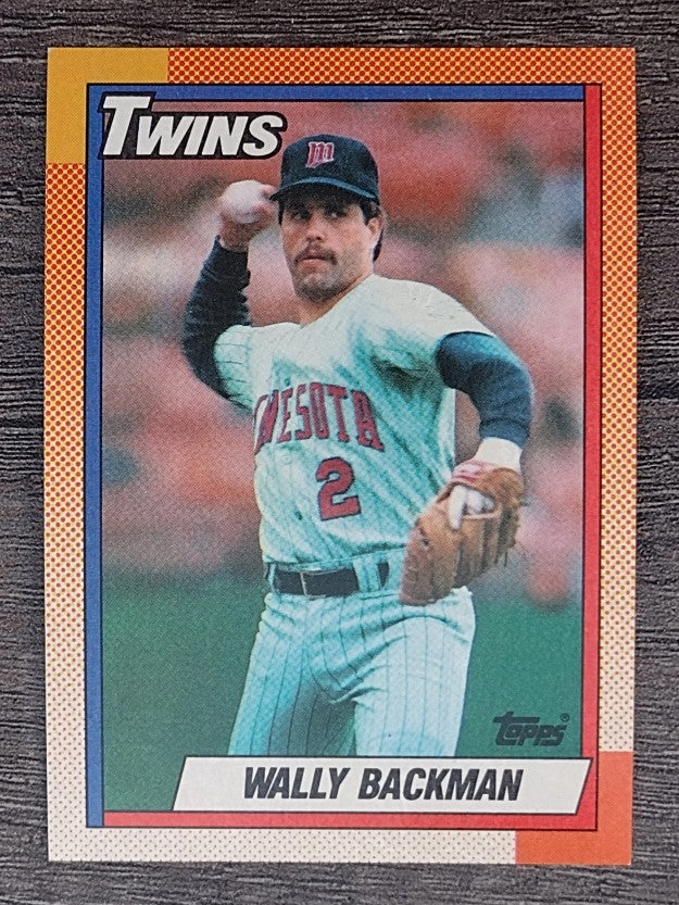 1990 Topps #218 Wally Backman