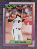 1990 Topps #100 Will Clark